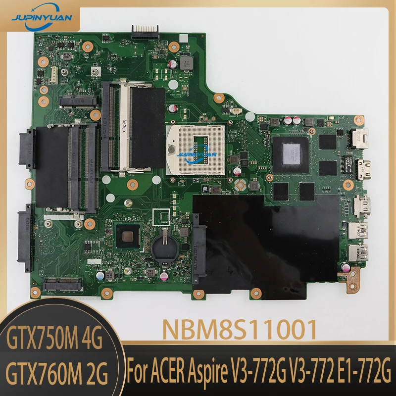 

Материнская плата для ноутбука ACER Aspire V3-772G V3-772 системная плата VA70HW NBM8S11001 NB.M8S11.001 GTX 760M GPU