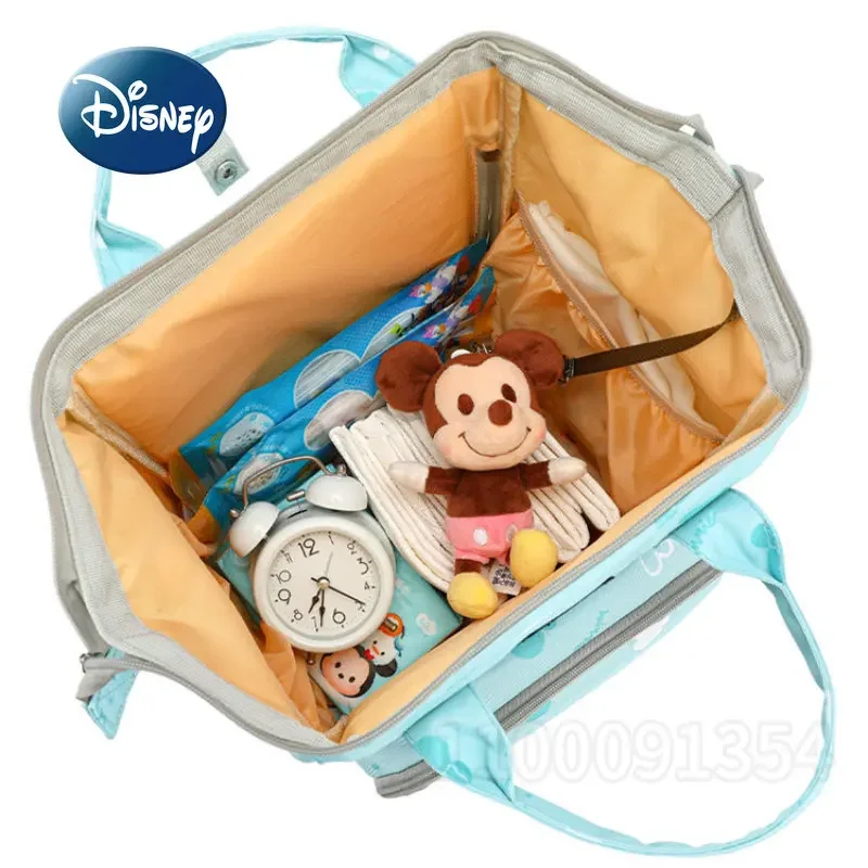 Disney-Sac à langer multifonction pour bébé, sac à dos de dessin