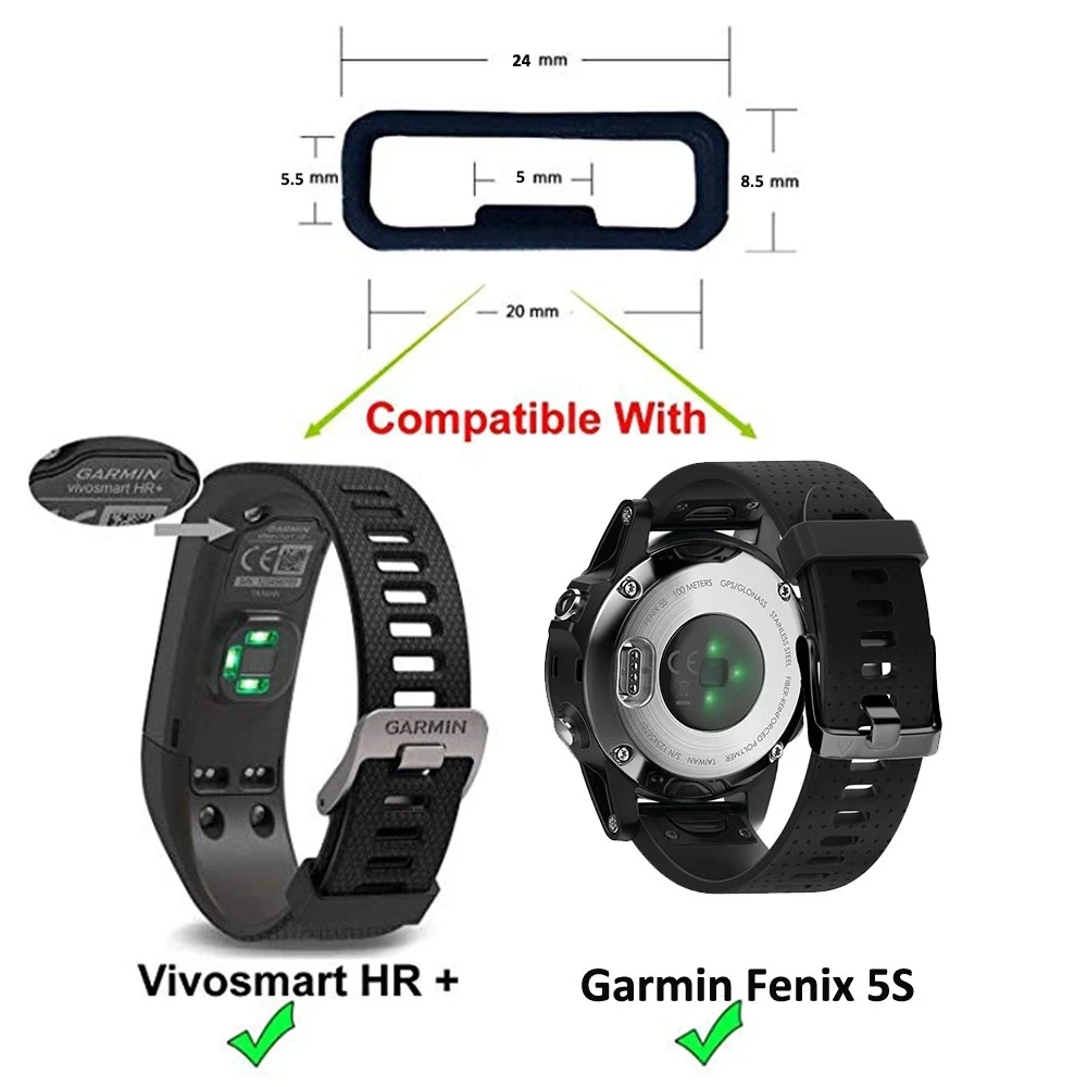 Keeper Loop Sicherheit für Garmin Fenix 7x7 5x5 5splus 6x6 6spro 3hr Vorläufer Zubehör halter Halter Silikon ring