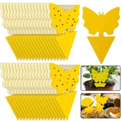 Strong Yellow Sticky Traps for Indoor - Outdoor Flying Pests - 450 Pack (Butterfly 90pcs)