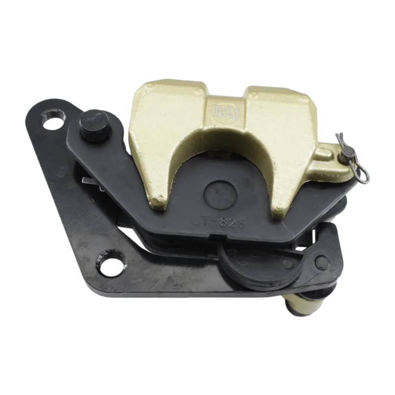 Motorcycle front brake caliper assembly with brake pads and bracket for Yamaha YBR125 YBR YB 125
