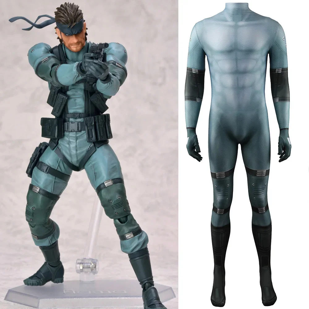 Gioco Metal Gear Solid 2 Costume Cosplay Superhero Raiden Spandex Zentai Suit Superhero Tuta Costume Di Halloween Per Adulti/Bambini