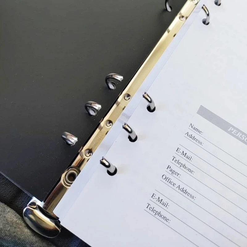 Schedule Notebook Notebook Diary Journal Notebook Diary Small Notebook Undated Notepad Hardcover Notebook YAMALANG MB Notebook Black Lock Buck Classic Cross Leather A5 Loose Leaf Chapter Business Notepad Luxury Design High Quality
