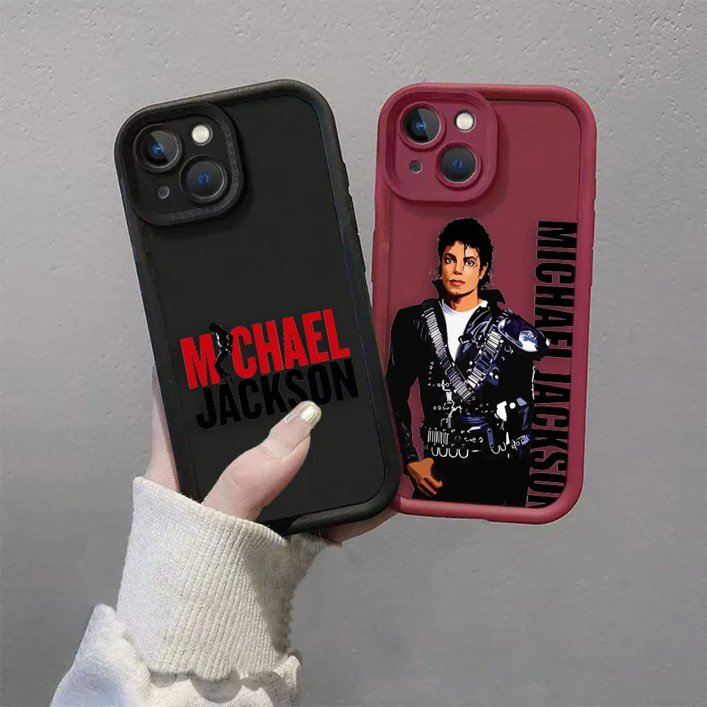 Stylish Michael Jackson Cover TPU Phone Case