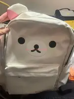 Kawaii ours Rilakkumas sac à dos grande capacité sac à dos élégant étudiant sac d'école sacs à bandoulière cartable cadeau 6
