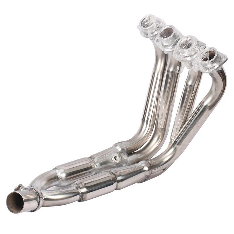 

For Yamaha R6 YZF-R6 2017-2019 Motorcycle Exhaust Front Link Pipe Header Connect Tube Stainless Steel Slip On Muffler Escape