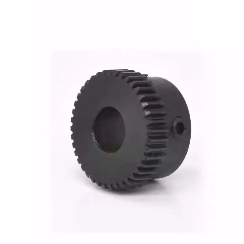 Mod 0.5 Spur Gear 44T 45T 46T 48T 50T 52T 55T 58T 60T Bore 6mm~15mm 45# Steel Blackening Transmission Gears Pinion DIY 1pcs