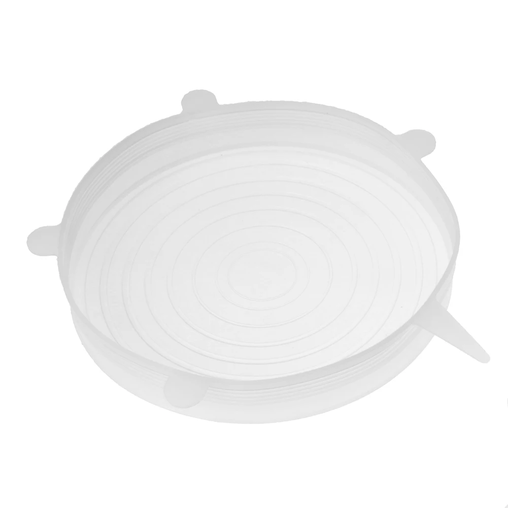 Heat Resistant Reusable Stretch Silicone Lids Food Wrap Bowl Cover (21cm)