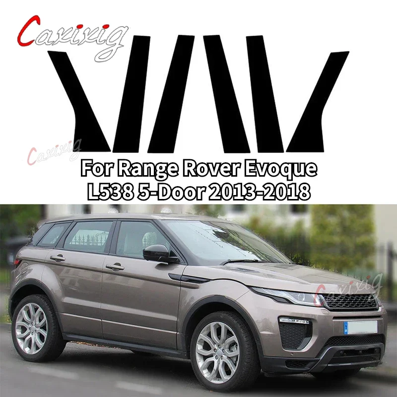 

Столбики для автомобиля Range Rover Evoque L538 5-Door 2013 2014 2015 2016 2017 2018, накладка на окно, искусственная защита, 6 шт.