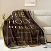 HD Holy Bible Cross Pray Soft Flannel Blanket for Bed Bedroom Sofa Picnic, Warm Throw Blanket for Cover Outdoor Leisure Nap Gift 6