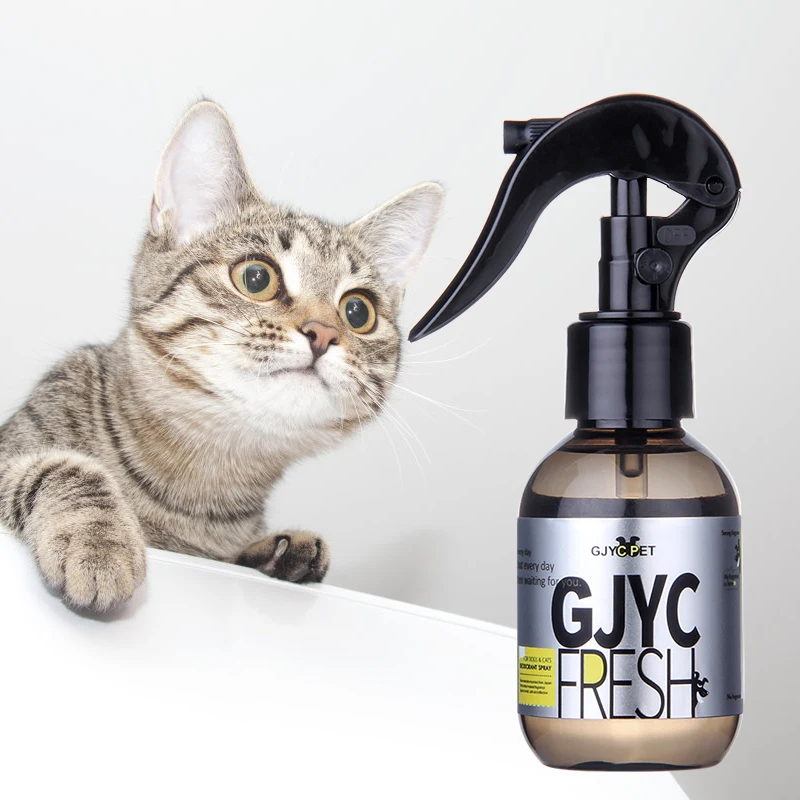 Child Lock Design Pet Spray Deodorant For Dogs Cats Body Perfume Spray 100ml Natural Fresh Scent Deodorant Perfume Remove Odor