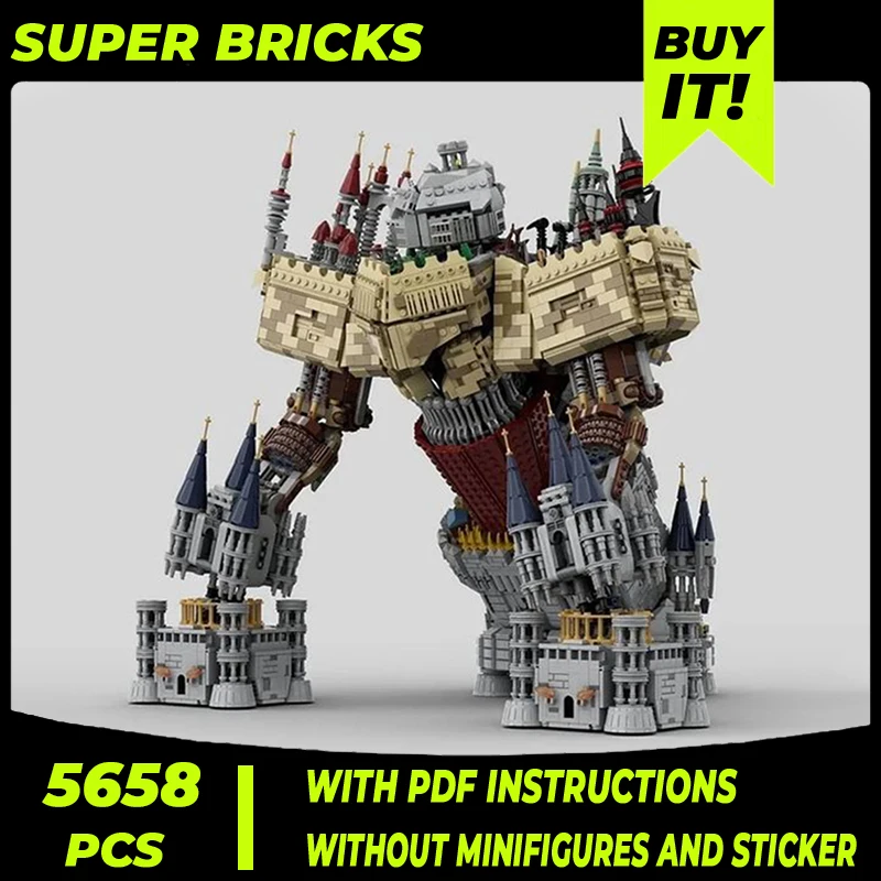 

Military Fortress Model Moc Building Bricks Terror Monster Castle Technology Modular Blocks Gift Christmas Toy DIY Sets Assembly