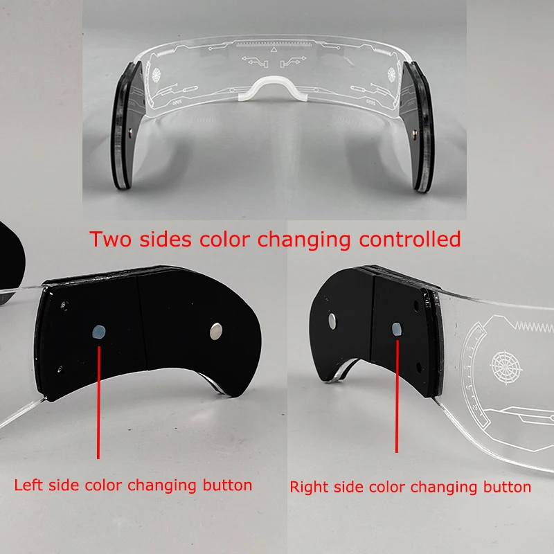 2.	Colorful LED Glasses Luminous Glasses for Music Bar KTV Glow Party Decoration Christmas Festival Glowing Neon Glasses