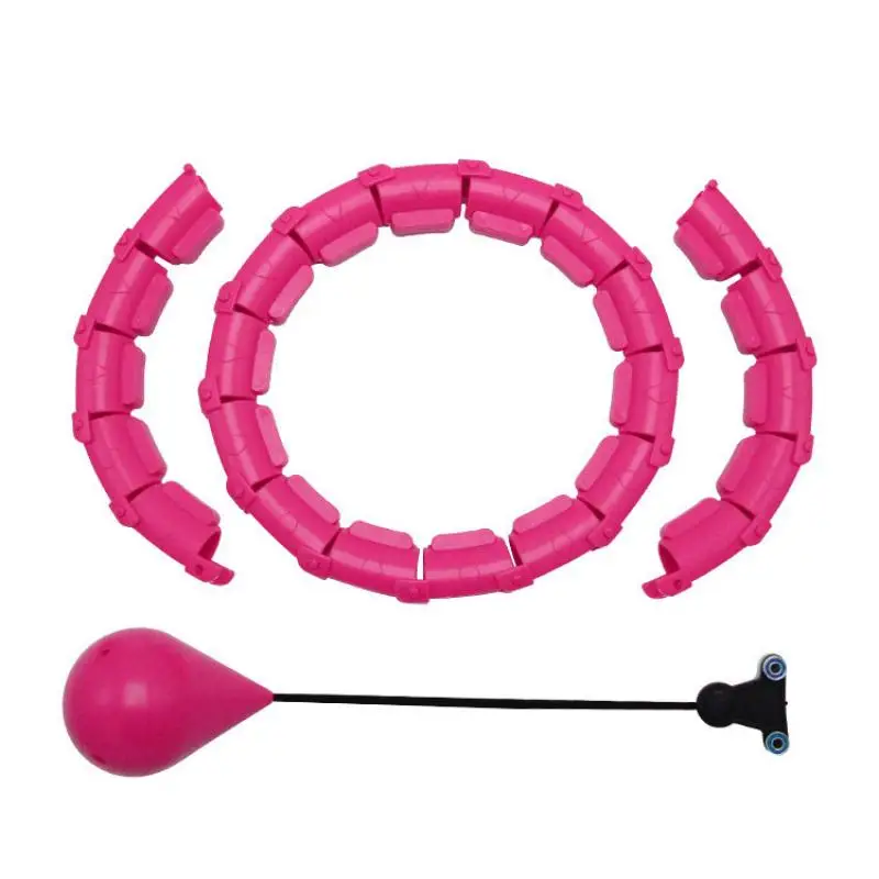 Sport Hoops Thin Waist Exercise Adjustable Detachable Massage Hoops Fitness Equipment Gym Home Training Weight Loss Body Shaping