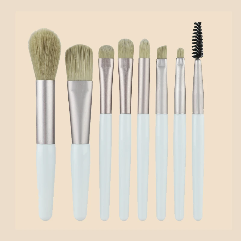 Makeup Brush Set Mini Super Soft Student Affordable Portable Eyeshadow Brushes Loose Powder Beauty Brushes makeup brush set makeup brush lip brush eyelashes brush facial mask brush eyelash removal brush eyelash cleaner brush eyelash brush makeup tool set makeup tool