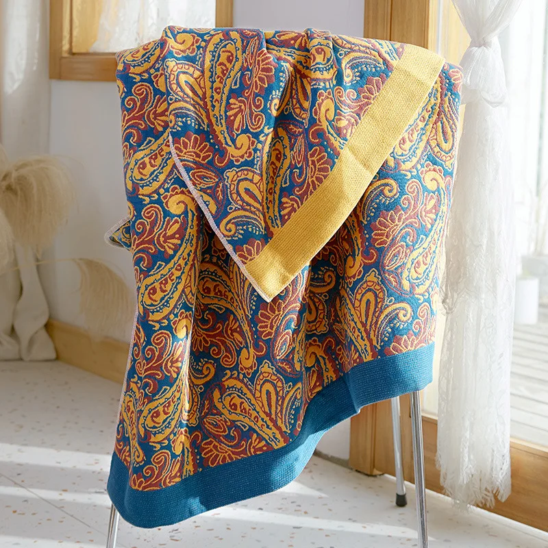 

Cotton gauze bath towel for men and women's household soft absorbent towel for adults All cotton thickened lovers' bath towel