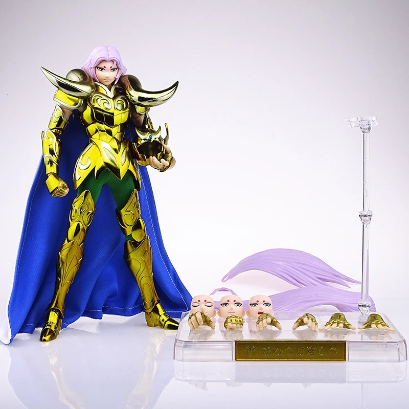 JM.MST Saint Seiya Myth Cloth EXM Aries Mu Plus 3.0/Crown 1/7 25cm Gold Knights of the Zodiac Action Figure In Stock