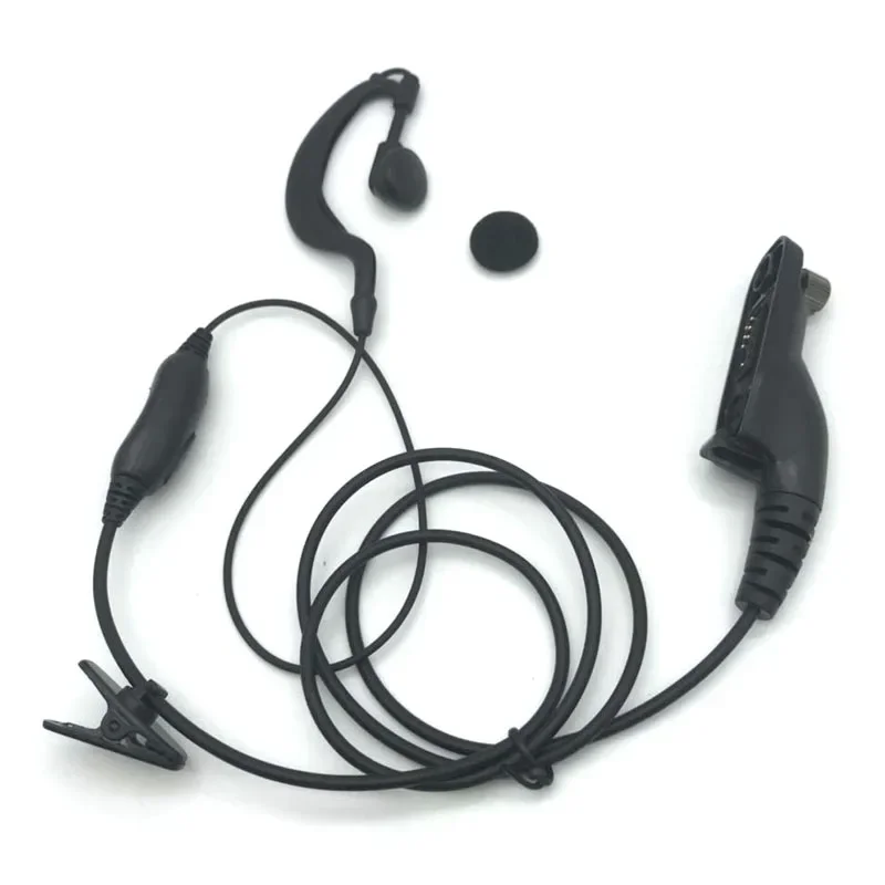 

Mo-torola Eea Hook PTT Earpiece Headset Microphone for Xir P8268 P8668 APX2000 APX6000 7000 DP3600 DP4400 DGP6150 Radio Accessor
