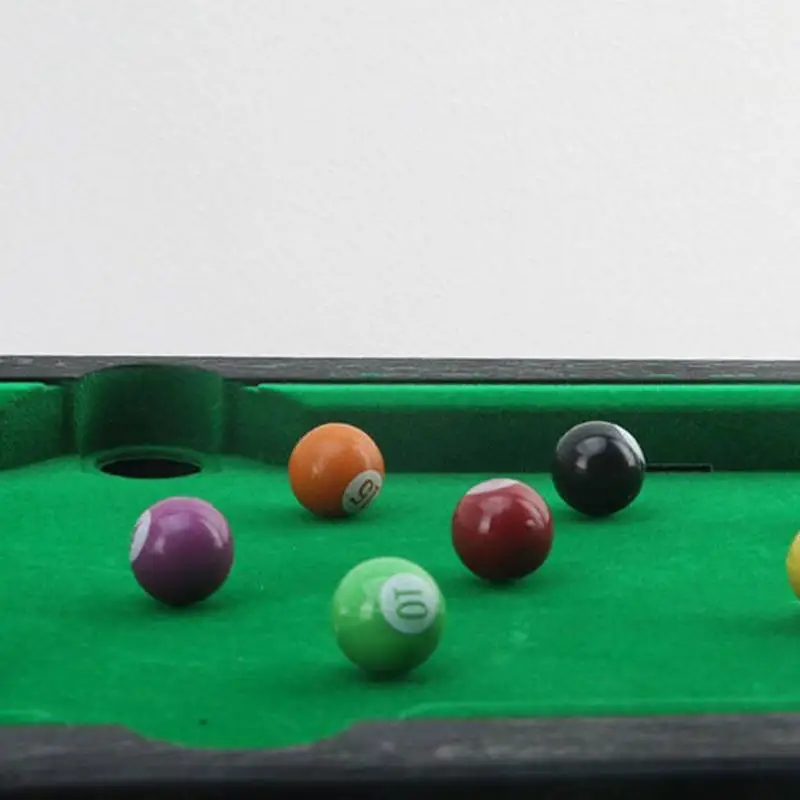 Mini Pool Table Tabletop Desktop Billiards SnookerTable Billiards Game Tabletop Pool Set Portable Table For Kids Party