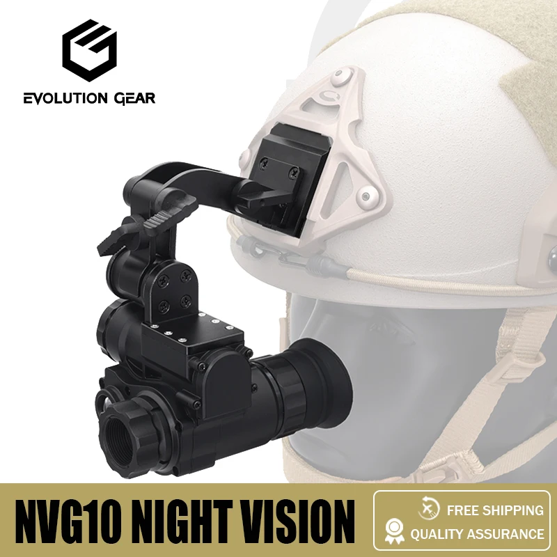 

NVG10 Helmet Night Vision Goggle 1920x1080p Green Tactical Head Night Vision Monocular WiFi IP66 Hunting Night Vision Device
