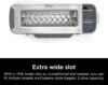 Foodi 2-in-1Flip Toaster 2-Slice Capacity Compact Toaster Oven Snack Maker Reheat Defrost 1500 Watts Stainless Steel 6 Functions 6