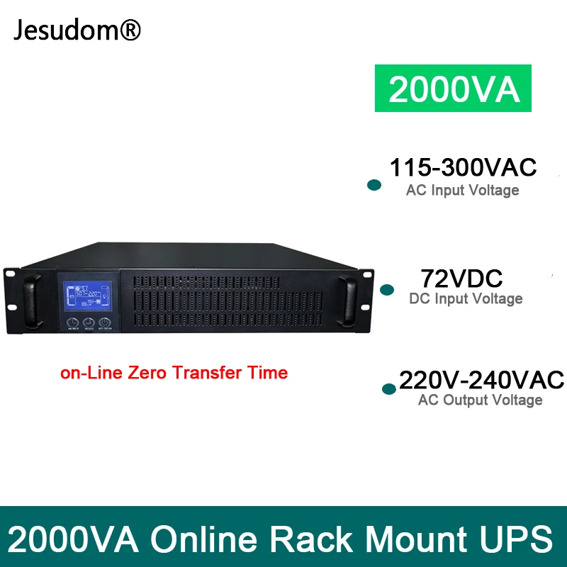 At opdage Reklame gave 2000va Uninterruptible Power Supply Rack Mount 2kva Ups External 72v Battery  Bank 220vac Output On-line Zero Transfer Time - Inverters & Converters -  AliExpress