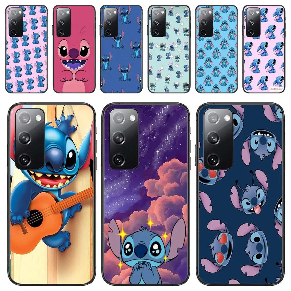 Custodia Per Telefono Kawaii Stitch Moda Di Lusso Per Samsung Galaxy S23 S21 S10 S30 S20 S22 S8 S9 S30 Pro Plus Cover Ultra Fe