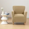Stretch Club Chair Sofa Cover Polar Fleece Relax Armchair Slipcovers Single Seater Elastic Sofa Covers for Living Room Bar 6