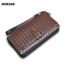 

DNRXBD Brand Men Wallets Clutch Bag Credit Card Holder Male Purse Zipper Large Capacity Wallet For Men billeteras para hombre