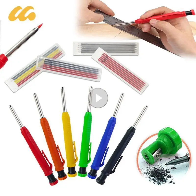 Sab Ritural Pencil Solid Carpenter Pencil Set Mechanical Pencil Woodworking Construction ...