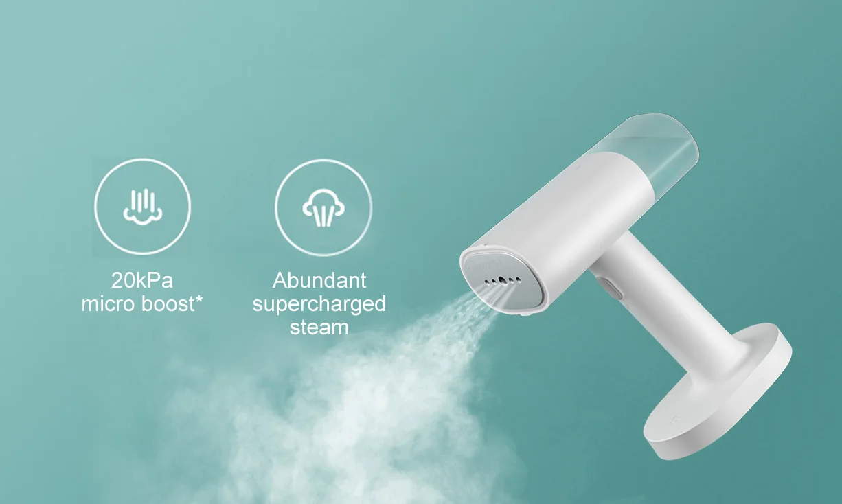 Xiaomi Mijia Garment Steamer Handheld Iron Portable Home Electric Hanging Clothes Supercharge Steam Flat Ironing Quick Wrinkle