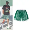 New Summer NBA star style cashew flower Mesh Short Classic Floral Printed Gym Shorts Men's Gym Basketball Sports Beach Shorts 2