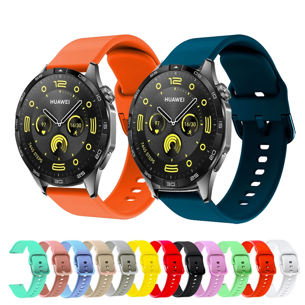 Cinturino 22Mm Per Huawei Watch Gt 3/Gt 2/Gt 4 46Mm Bracciale Sportivo In Silicone Per Huawei Gt 2 Pro/Gt 2E/Gt Runner/Watch 3 Cintura A 4 Cinturini