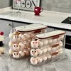 Egg Storage Box Multi-layer Automatic Egg Rolling Tray Rack for Storage of Refrigerator Special Food Grade Fresh Egg Storage Box 2