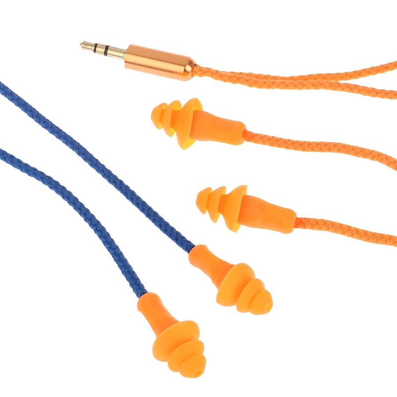 Wired Earphones, Earplugs With String, Cable Clip, Storage Case Included, Airplane, Study, Music