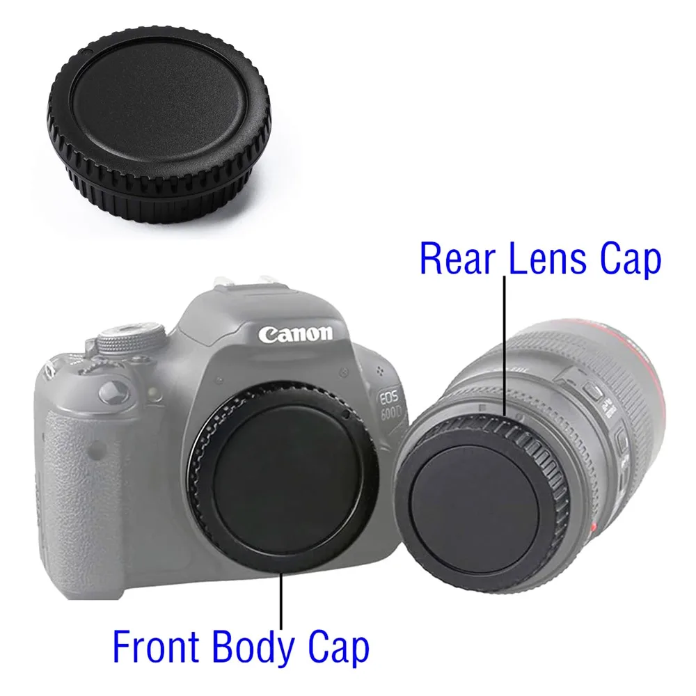 Copriobiettivo Per DSLR Canon Copriobiettivo Canon EOS Originale Per Fotocamere DSLR - Protezione Per Obiettivo E Corpo Macchina Copriobiettivo Anteriore EOS - Foto 5