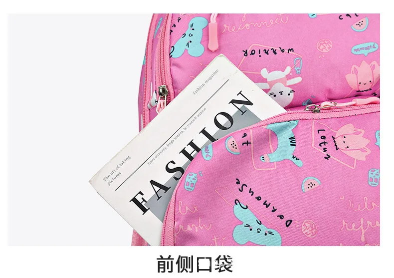 Neue Schultasche Grundschule Mode Rucksack Leichte Belastungsreduzierende Doppelschultertasche Kinder Geschenke für Neujahr – Detail 22