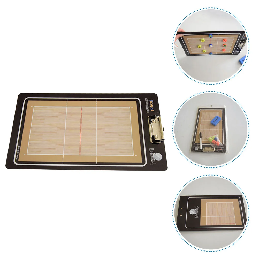 

Volleyball Board Coaching Clipboard With Marker Pen Magnetic Tactical Notebook Game Training Teach Equipment Sports Supply