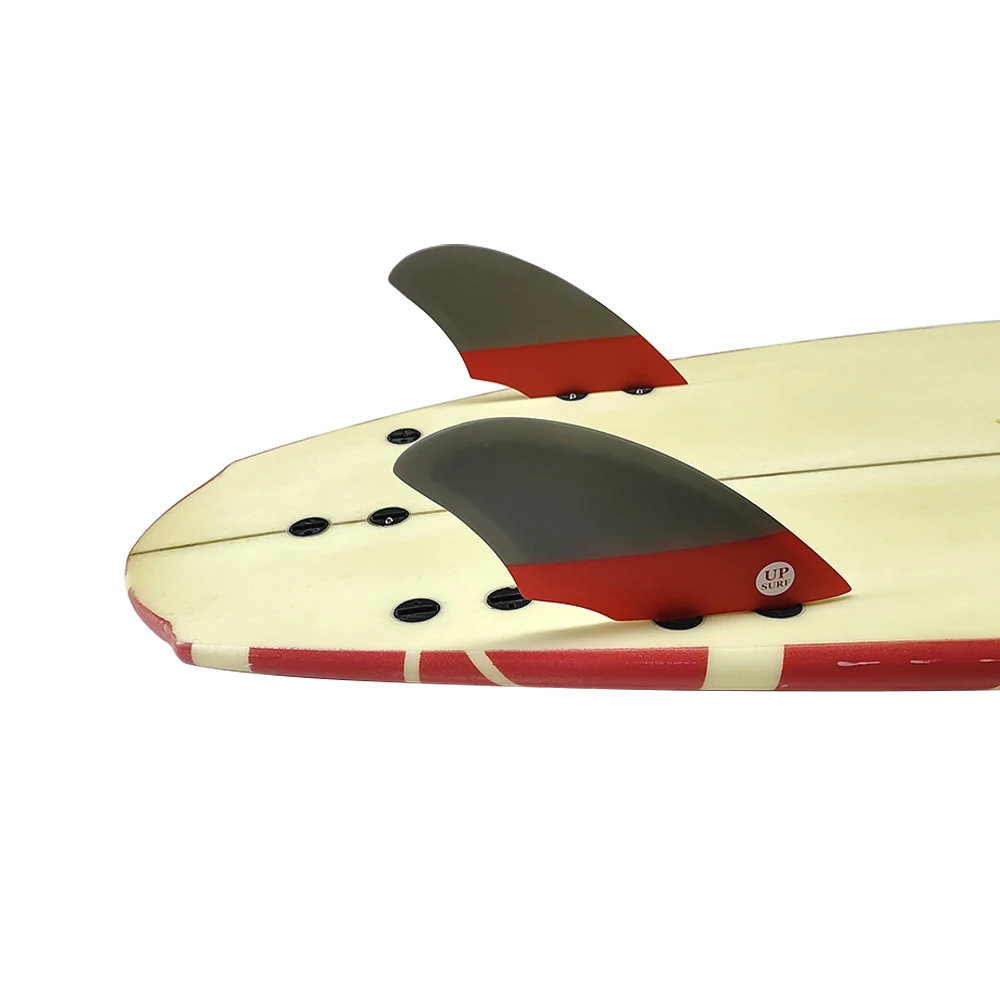 UPSURF FCS KEEL Twin FINS Surfboard FinS 2pcs/set Honeycomb Patchwork Twin Fins For Sup Accessories Surfing Quilhas