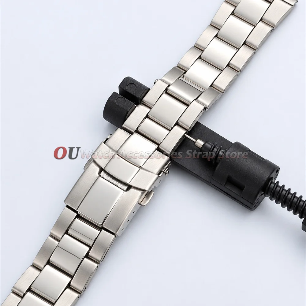 Stainless Steel Universal Watch Strap for Men & Women - Metal Band Bracelet for Diving Accessories