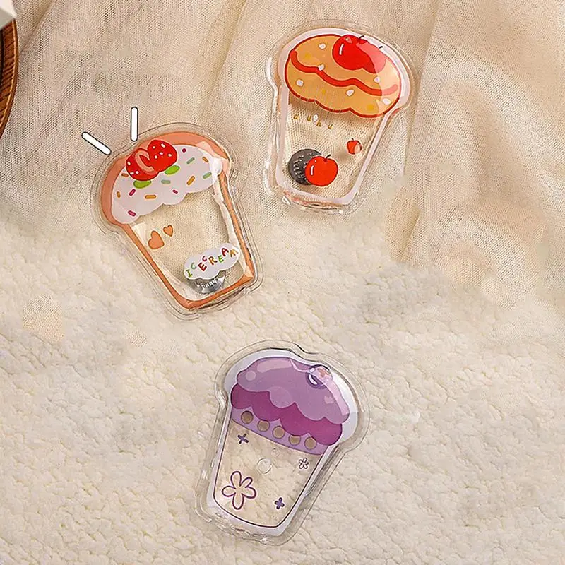 Hand Warmers Reusable Click Instant Hot Heat Snap Packs Click Reusable Cold Gel Heating Pad Cute Cartoon Pouch Gel Hand Warmers portable hand warmer
