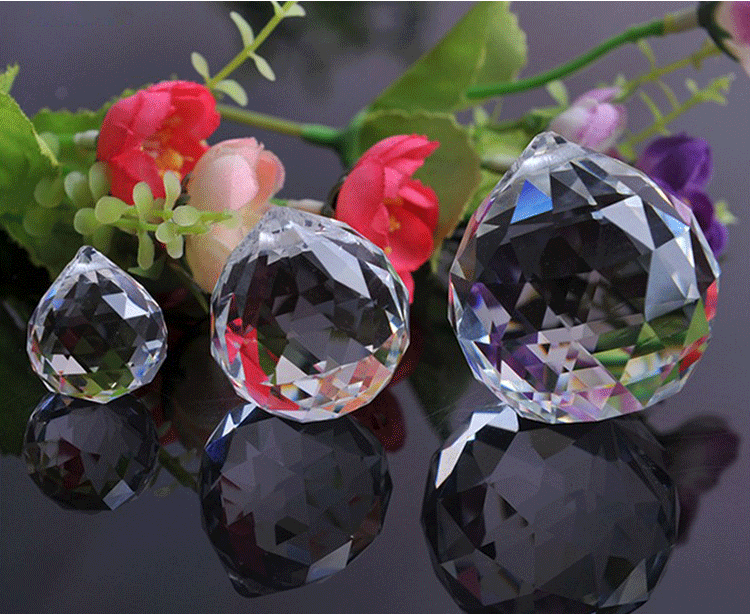 10 Bolas De Prisma De Cristal K9 De 40 Mm - Colgantes Para Ventanas, Decoración De Árbol De Navidad, Creador De Arcoíris