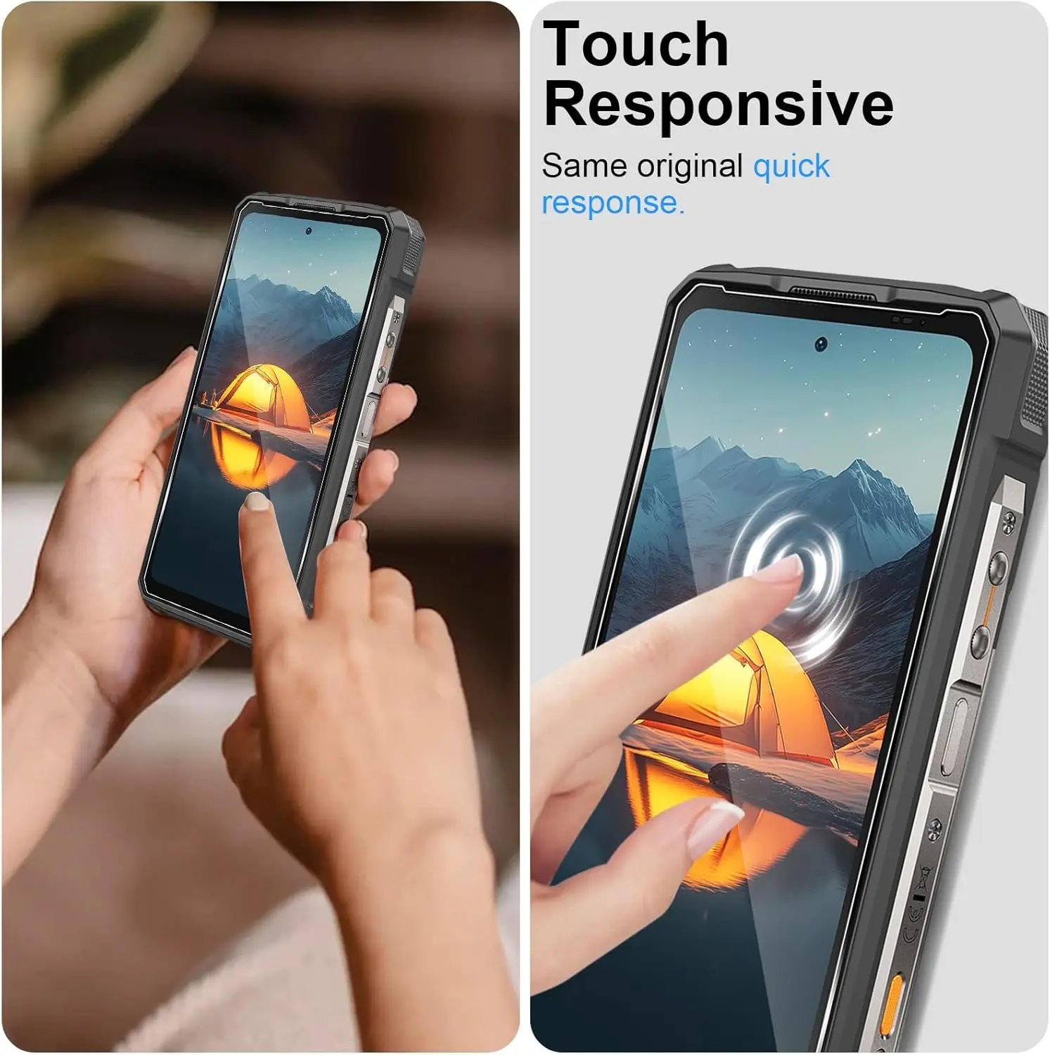 Premium Tempered Glass Screen Protector - 6.95 Ultra-Clear Durable Film