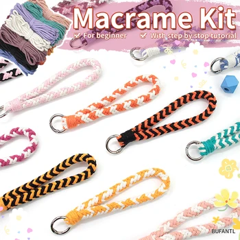 Colorful Keychain Macrame Kit 1