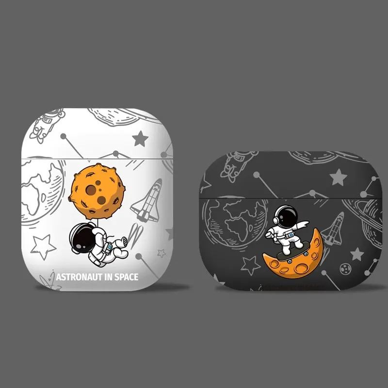 Astronaut Space Moon Soft Earphone Case for Airpods 2024