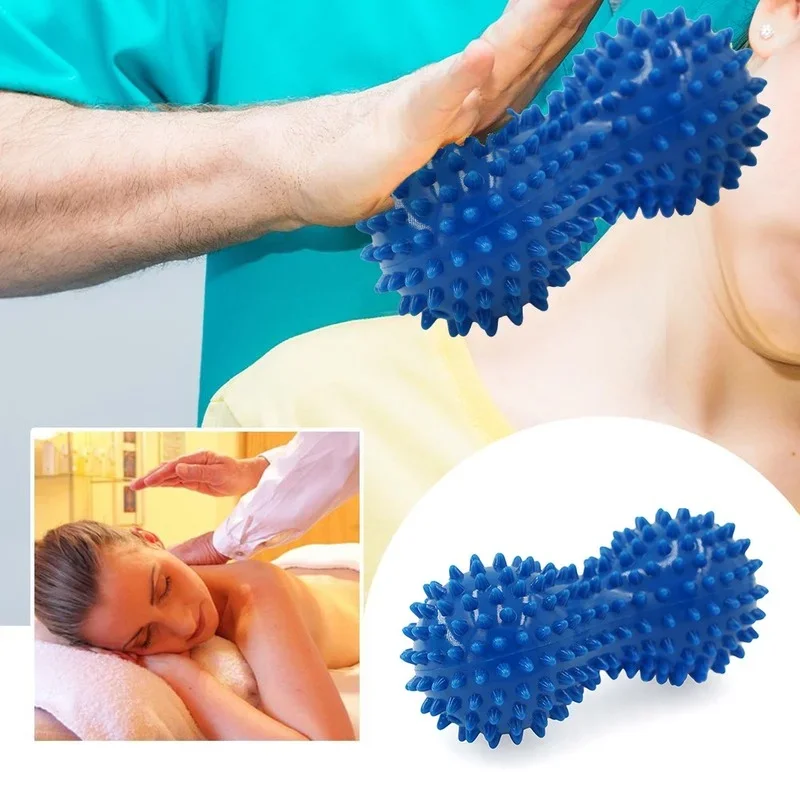 Peanut PVC Yoga Supplies Spinning Exercise Massage Peanut Handball Yoga Fitness Ball Inflatable Airbag Ball