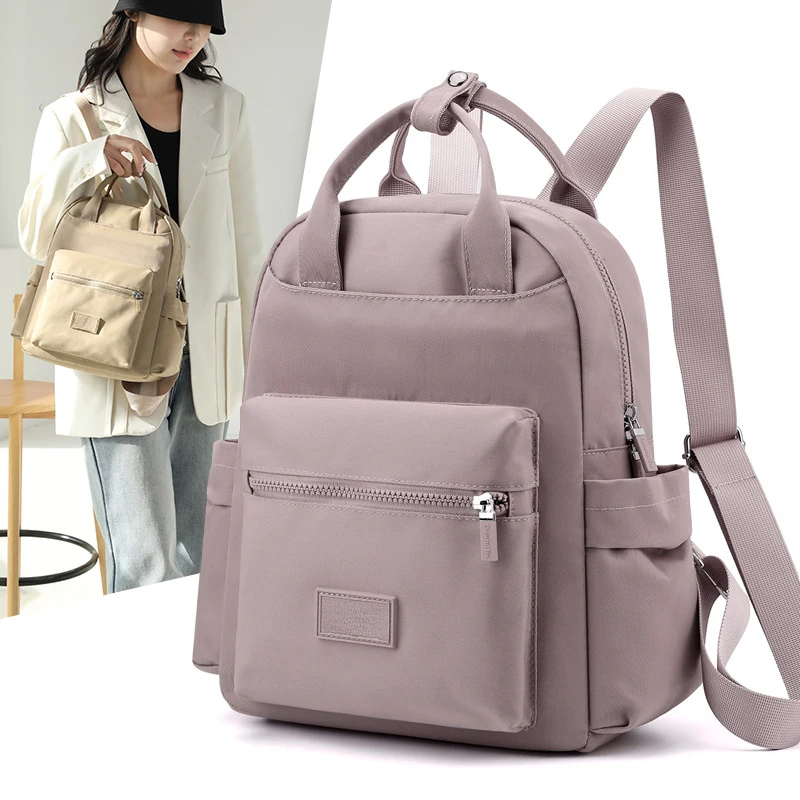 Fashion Women Backpacks Large Capacity Waterproof Nylon Comfortable Schoolbags Multifunctional Leisure Ladies Backpacks