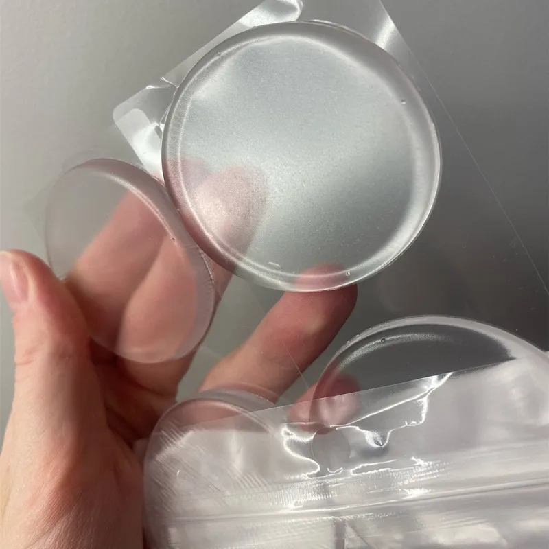 door knob wall shield Clear Soft Rubber Door Stopper door handle bumper Mute Stickers Wall Protector Muffler Pad Protective Plug silicone door stopper door stopper bumpers door stopper silicone door sticker