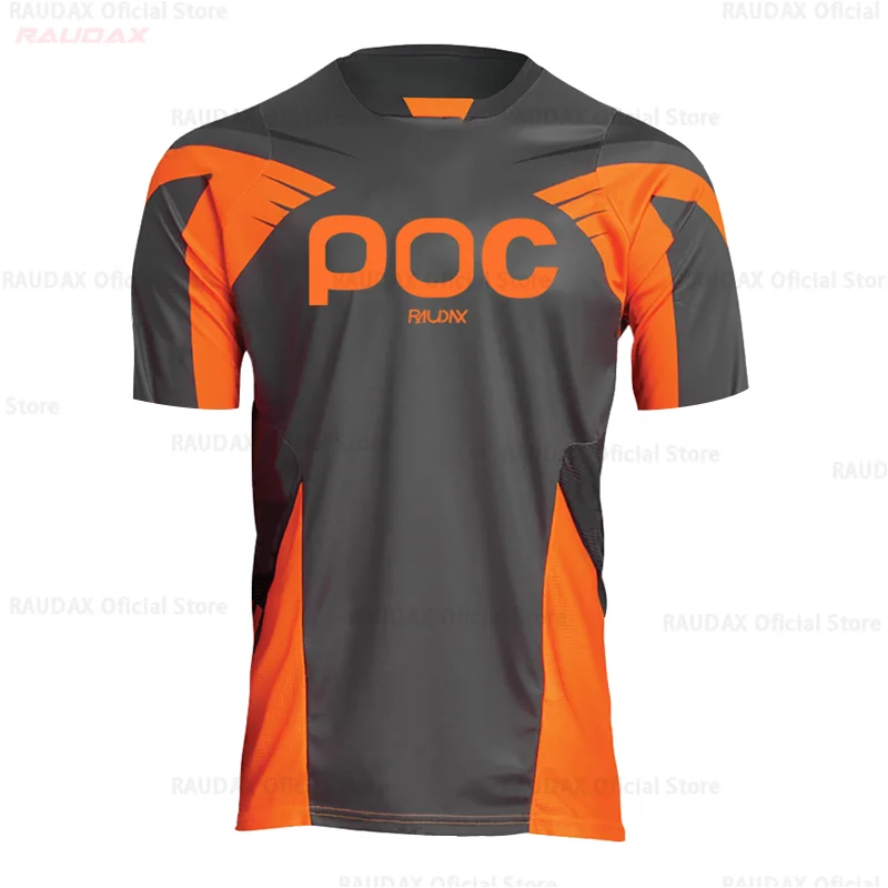 thumbnail image 1 of Camisetas de descenso para hombre RAUDAX POC, camisetas de manga larga para ciclismo de montaña, MTB, camisetas para motociclismo, todoterreno, DH, ropa deportiva para motocross, 1 of 4