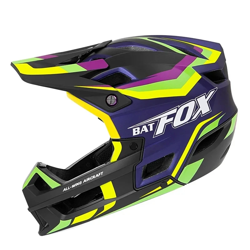 BATFOX Adult Full Covered Bicycle Helmet OFFROAD MTB Mountain Road